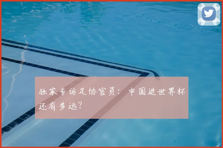 独家专访足协官员：中国进世界杯还有多远？